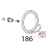 Raccordo diritto D=8-3/4, femmina john Unox XFT 185