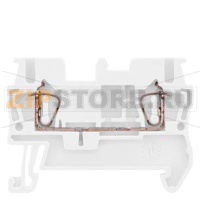 КЛЕММА ПРОХОДНАЯ ПРУЖИННОЕ ПОДСОЕДИНЕНИЕ: 2,5 ММ2 БЕЛЫЙ Siemens 8WH2000-0AF05