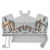 КЛЕММА ПРОХОДНАЯ КОМПАКТНАЯ ПРУЖИННОЕ ПОДСОЕДИНЕНИЕ, СЕЧЕНИЕ: 0.08 - 2.5 MM2, ШИРИНА: 5.2 MM, СЕРАЯ Siemens 8WH2500-0AF00