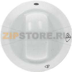 KNOB ARISTON WHITE ø 35 mm 