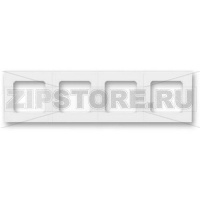 Рамка четырехместная, белая ABB 2CHH015040A6003