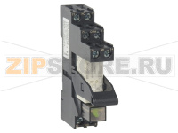 КОМПЛЕКТНОЕ ВТЫЧНОЕ РЕЛЕ  DC 24V, 2 П КОНТАКТА LED-MODULE GREEN PLUG-IN ОСНОВАНИЕ W. SAFE ISOLATION Siemens LZS:RT4B6L24-A