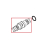 Brass faucet shaft P0049 Saeco Talea Giro