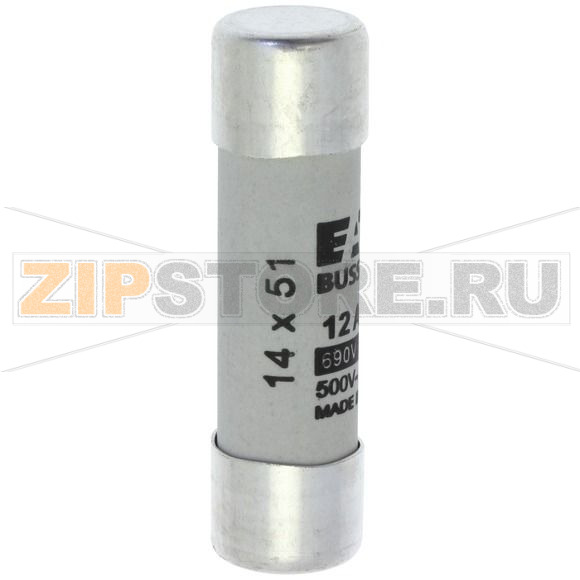 Предохранитель, 1 A, AC 690 В, 80 кА, 14x51 мм, gL/gG, IEC Eaton CYLINDRICAL FUSE 14x51 1A GG 6 