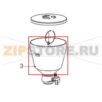 БУНКЕР КОФЕ Coffee hopper Mazzer Kony

Запчасть на сборочном чертеже под номером: 3

Название запчасти Mazzer на английском языке: Coffee hopper Mazzer Kony