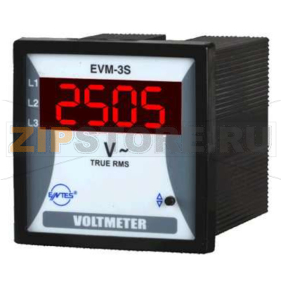 Вольтметр 110/230 В/AC, 10-600 В/AC Entes EVM-3S-72 