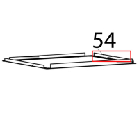 Decorative strip, right Bartscher RT-78B-8
