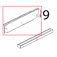Supporto front. inf. muffola Unox XV 203G
