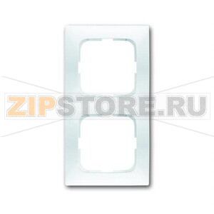 Рамка двухместная, альпийский белый ABB 2CKA001725A1544 