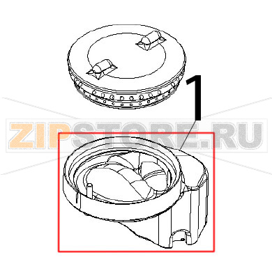 Bruciatore 4 kW, Ø: 80 Angelo Po 1G1FA0G Bruciatore 4 kW, Ø: 80 Angelo Po 1G1FA0GЗапчасть на деталировке под номером: 1