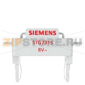DELTA ПЕРЕКЛЮЧЕНИЕ A. КНОПКА ВСТАВКИ СВЕТОДИОДОВ ДЛЯ ФУНКЦИЯ КОНТРОЛЯ 8V/50HZ, КРАСНЫЙ Siemens 5TG7315 