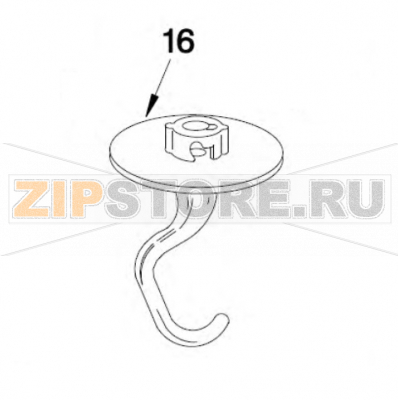 Hook, Dough KitchenAid K5 Hook, Dough KitchenAid K5

Запчасть на сборочном чертеже под номером: 16

Название запчасти KitchenAid на английском языке: Hook, Dough KitchenAid K5