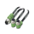 Кабель для датчика / исполнительного элемента Phoenix Contact SAC-3P-M12Y/2X1,5-PUR/M12FR B