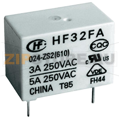 Реле электромагнитное 5 В/DC, 5 А, 1 шт Hongfa HF32FA/005-HSL2 (610) 