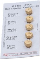 NOZZLES KIT 5Pcs. LPG