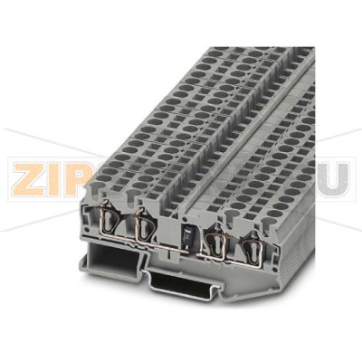 Клеммный блок со встр. элементами  Phoenix Contact ST 4-QUATTRO-DIO 1N 5408/L-R Тип подключения: Пружинный зажим, Сечение: 0,08 мм² - 6 мм², AWG: 28 - 10, Номинальный ток: 1,5 А, Номинальное напряжение: 800 В, Длина: 87 мм, Ширина: 6,2 мм, Цвет: cерый, Монтаж: NS 35/7,5, NS 35/15.Минимальный заказ: 50 шт.Упаковка: 50 шт.