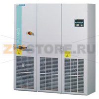 SINAMICS S150 Converter cabinet unit, AC/AC with CIM+CU320-2 500-690V 3AC, 50/60 Hz Type rating: 900kW @ 690V pulsed infeed with energy recovery Version A, incl. EMC filter 2nd environment, Category C3 Siemens 6SL3710-7LG38-8AA3