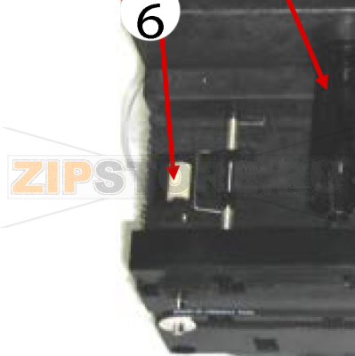 Kit, exit pressure roller assembly Zebra P330i Kit, exit pressure roller assembly Zebra P330iЗапчасть на деталировке под номером: 6