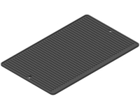 RIBBED ALUMINIUM PLATE 1/1GN