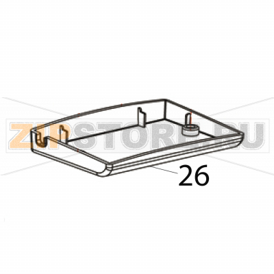 LCD Cover case Godex EZPi-1200 LCD Cover case Godex EZPi-1200Запчасть на деталировке под номером: 26Название запчасти Godex на английском языке: LCD Cover case EZPi-1200.