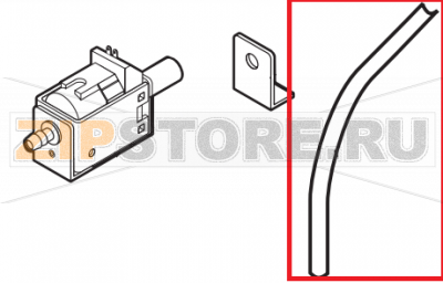 Water flexible pipe Lainox NAEB101R      Water flexible pipe Lainox NAEB101RЗапчасть на сборочном чертеже под номером: C3Название запчасти на английском&nbsp;языке: Water flexible pipe Lainox NAEB101R