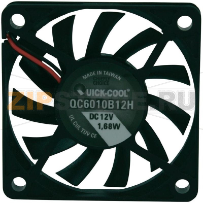 Вентилятор 12 В/DC, 25.74 м³/ч, 60x60x10 мм QuickCool QC6010B12H 