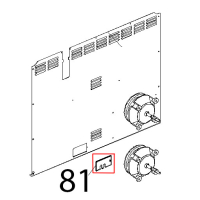 Piastrina passaggio cavi accessori C.T. Unox XVC 504