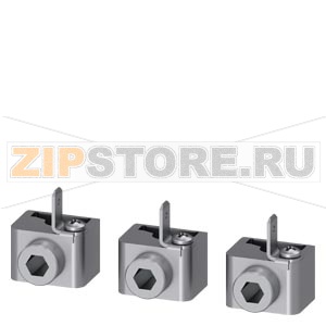 wire connector with control wire tap 3 units accessory for: 3VA4/5 125 Siemens 3VA9133-0JG10 
