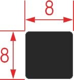 FIBREGLASS GASKET - 3m