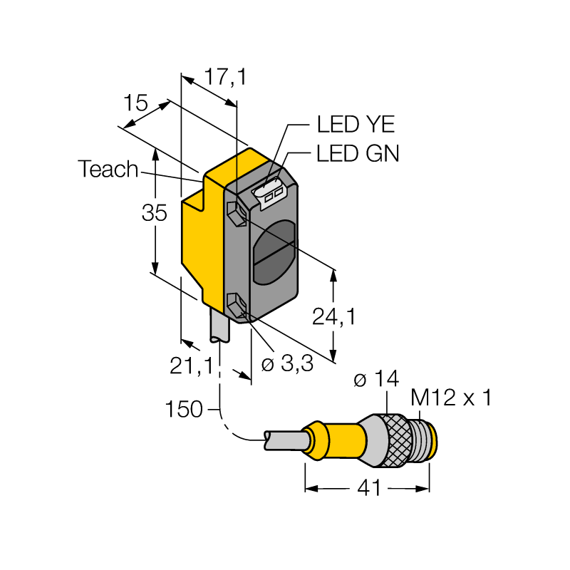 Датчик фотоэлектрический Turck QS18EP6DBQ5 