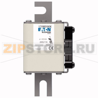 Предохранитель, 800 A, AC 1000 В, 150 кА, size 2, 59x77x75 мм, aR, IEC UL Eaton FUSE 800A 1000 