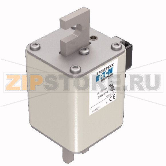Предохранитель, 800 A, AC 1000 В, 150 кА, size 2, 59x77x75 мм, aR, IEC UL Eaton FUSE 800A 1000 
