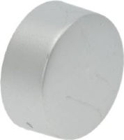 МАТОВАЯ СЕРЕБРИСТАЯ КНОПКА Ø 21 ММ