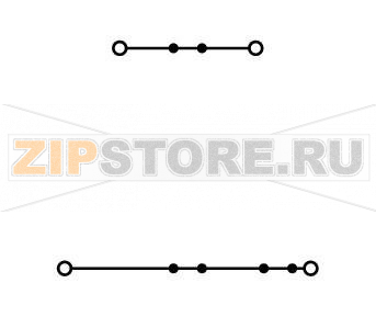 Двухуровневые клеммы; Проходные / проходные клеммы; L/L; без нанесения маркировки; подходят для исполнений Ex e II; для DIN-рейки 35 x 15 и 35 x 7,5; 2,5 мм; Push-in CAGE CLAMP®; 2,50 mm; серые Wago 2002-2201 