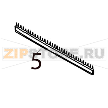 Brush 128 mm Toshiba TEC B-SX4T-GS10/20-QQ-US Brush 128 mm Toshiba TEC B-SX4T-GS10/20-QQ-USЗапчасть на деталировке под номером: 5