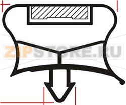 GASKET [R] 1/2 DRAWER TR GN 393X267 