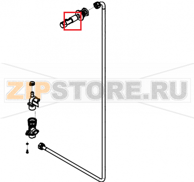 Corner valve 1/2&quot; x 1/2&quot; P3 CONVOTHERM OES 10.10   Corner valve 1/2" x 1/2" P3 CONVOTHERM OES 10.10Запчасть на сборочном чертеже под номером: 451Название запчасти на английском&nbsp;языке: Corner valve 1/2" x 1/2" P3 CONVOTHERM OES 10.10