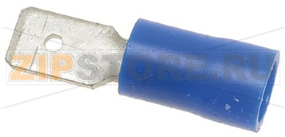 СИНИЙ ШТЕКЕРНЫЙ СОЕДИНИТЕЛЬ С ПЛОСКИМИ КОНТАКТАМИ 4,8X0,8 ММ 100 ШТ 