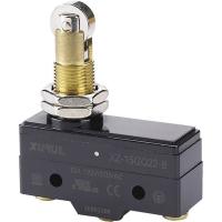 Микропереключатель 250 В/AC, 15 А, 1 x вкл/вкл, без фиксации, 1 шт TRU Components XZ-15GQ22-B