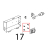 Distanziale nylon incastro maschio-incastro maschio Unox XL 195