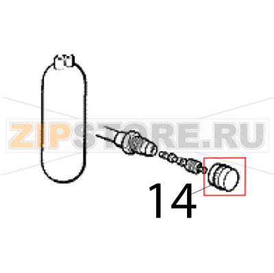 Cap Scotsman AF 124 Cap Scotsman AF 124Запчасть на деталировке под номером: 14