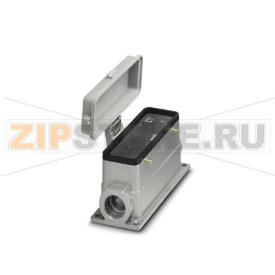 Приборный корпус Phoenix Contact HC-B 24-SFQD-67/O1PG21 крепление производится двумя защелками, высота 67 мм, без резьбового соединения, 1x Pg21, с защитной крышкой.Минимальный заказ: 10 шт.Упаковка: 10 шт.