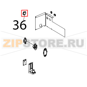 Guarn. antivibr. camino-scarico Unox XBC 815G Guarn. antivibr. camino-scarico Unox XBC 815GЗапчасть на деталировке под номером: 36