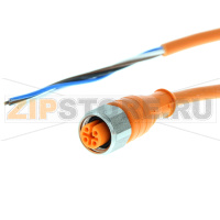 Кабель с разъемом М12 Omron Y92E-S12PVC4S2M-L