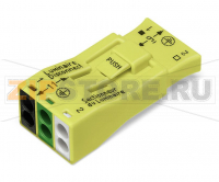 Luminaire disconnect connector; 3-pole; 4,00 mm; yellow Wago 873-953