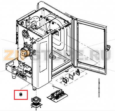 Cable gland M32 CONVOTHERM OES 10.10   Cable gland M32 CONVOTHERM OES 10.10Запчасть на сборочном чертеже под номером: A030Название запчасти на английском&nbsp;языке:&nbsp;Cable gland M32 CONVOTHERM OES 10.10
