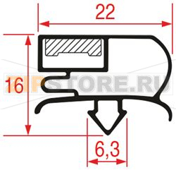 УПЛОТНИТЕЛЬ ВСТАВНОЙ 1042 - 2000 ММ 