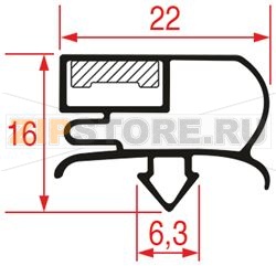УПЛОТНИТЕЛЬ ВСТАВНОЙ 1042 - 2000 ММ 