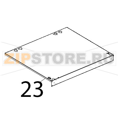 Coperchio forni Unox XBC 905 Coperchio forni Unox XBC 905Запчасть на деталировке под номером: 23