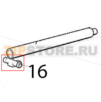 Raccordo scarico Scotsman MV 600 Raccordo scarico Scotsman MV 600Запчасть на деталировке под номером: 16